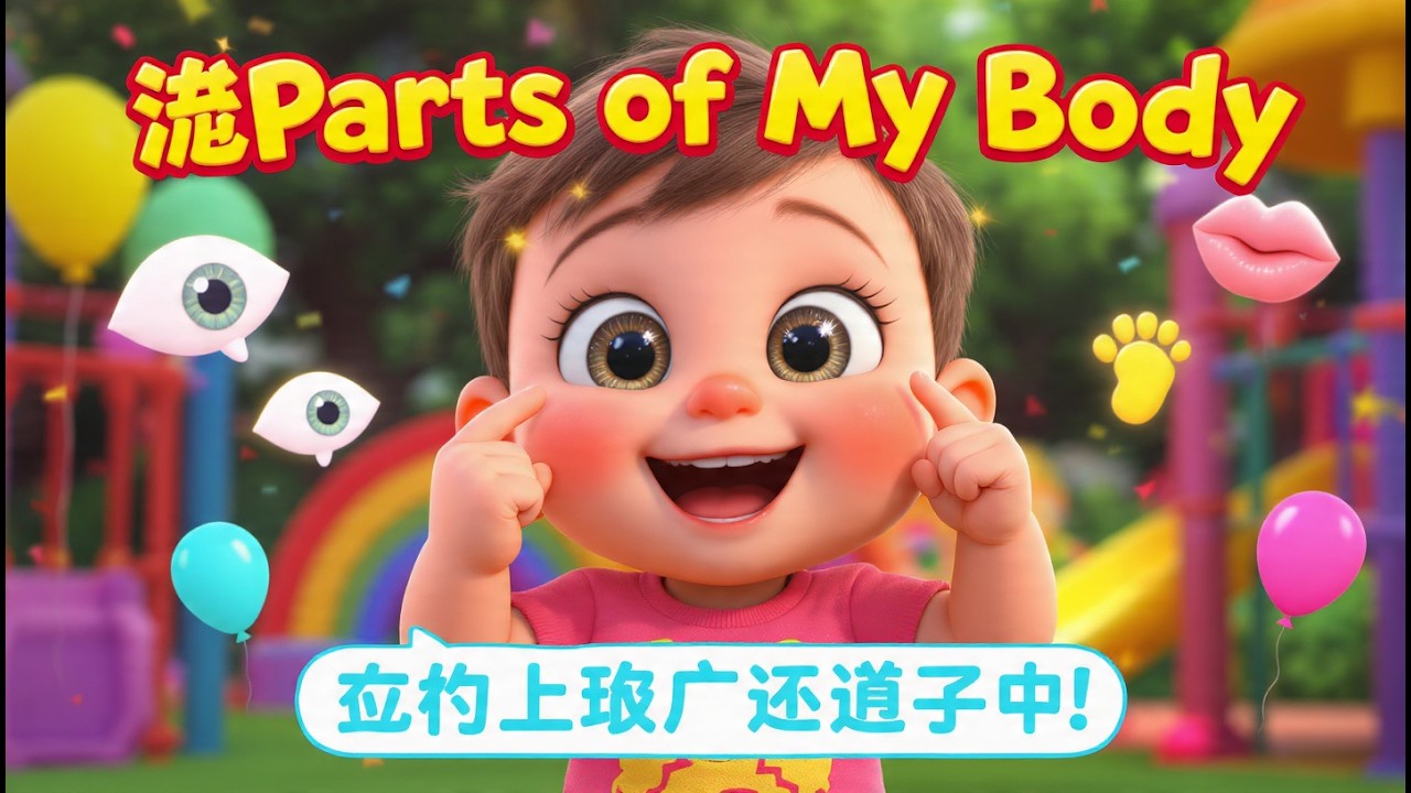 🎵 Parts of My Body🎵 ''cartoonkids''  Hindi Cartoon for Kids