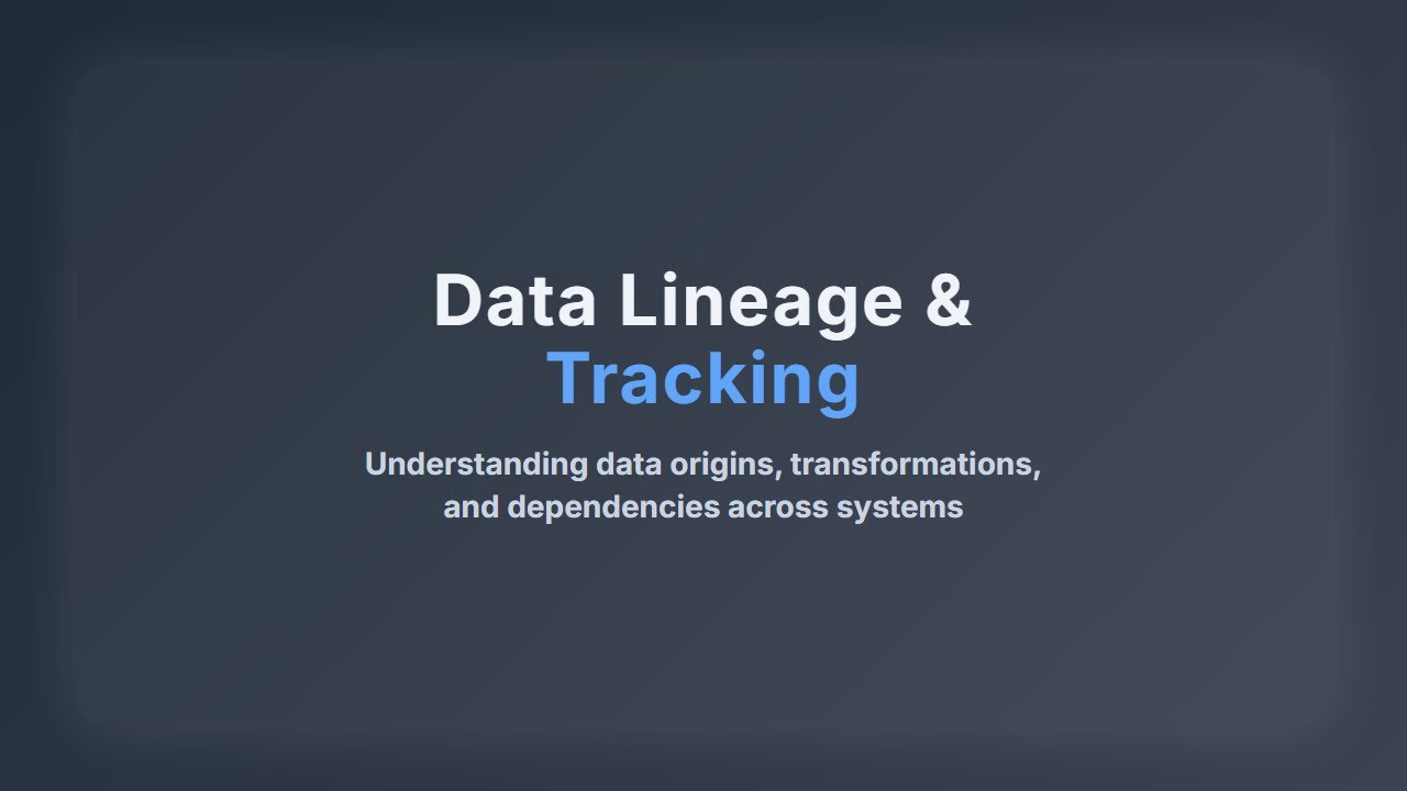 Data Lineage Explained: Tracking Data Origins & Transformations for Beginners