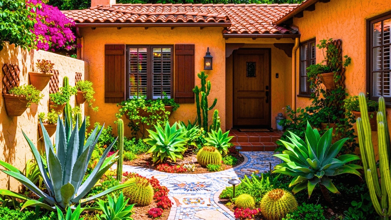 Tiny Spanish Homes Wrapped in Beautiful Mediterranean Gardens