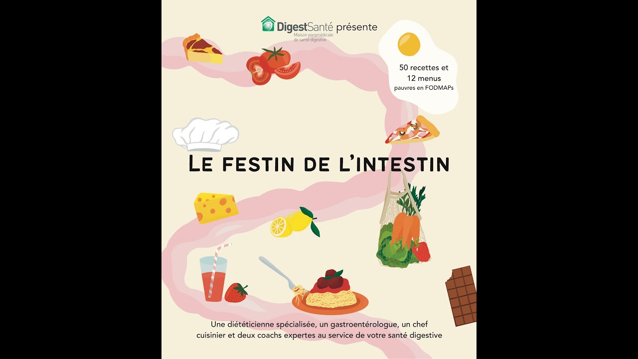 Le festin de l'intestin, livre de recettes pauvres en FODMAPs