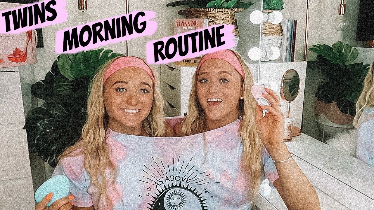 Blindfolded Make up Challenge & Cleansing routine! Twin Vs Twin!