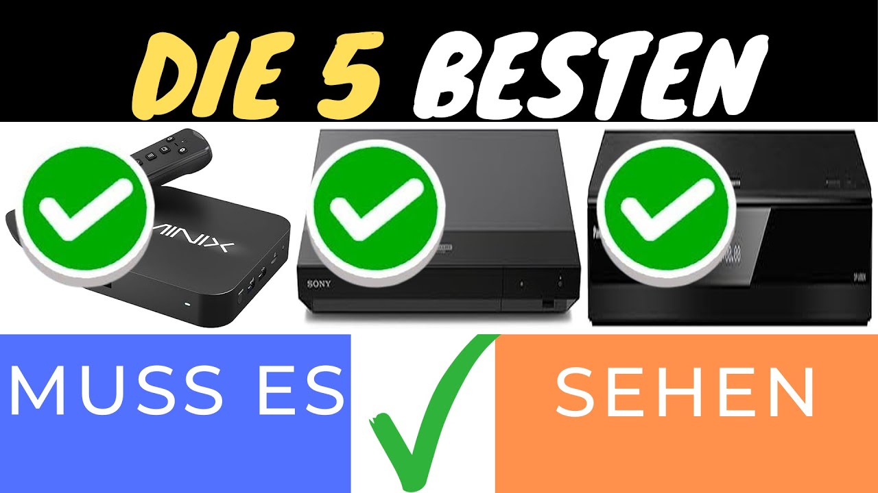 DIE 3 BESTEN 4K BLU-RAY PLAYER 2025 🎥✨ | DOLBY VISION & TOP BILDQUALITÄT!