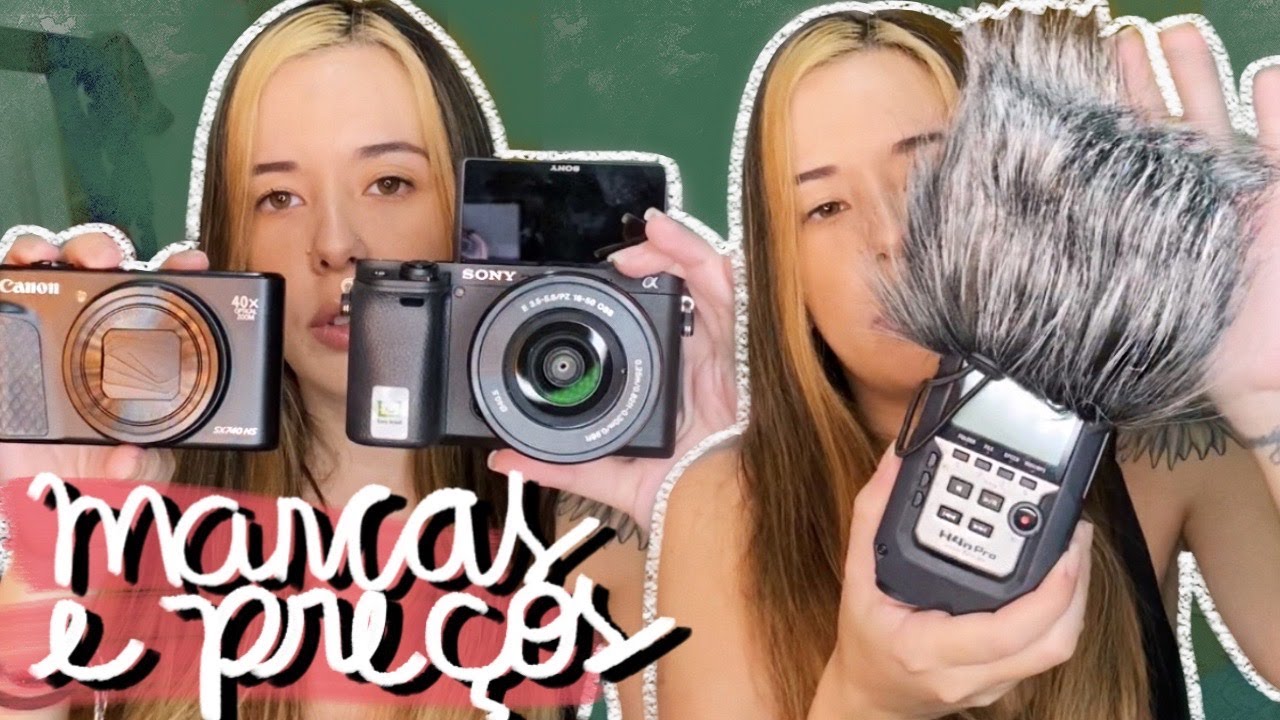 Meus equipamentos para o CANAL e VIAGENS (câmeras, microfones e luzes do meu estúdio em casa)