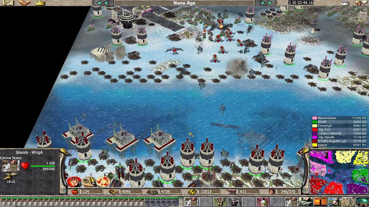 Empire Earth | Islands | &Evil vs MasterGame&Basilik | Big fight