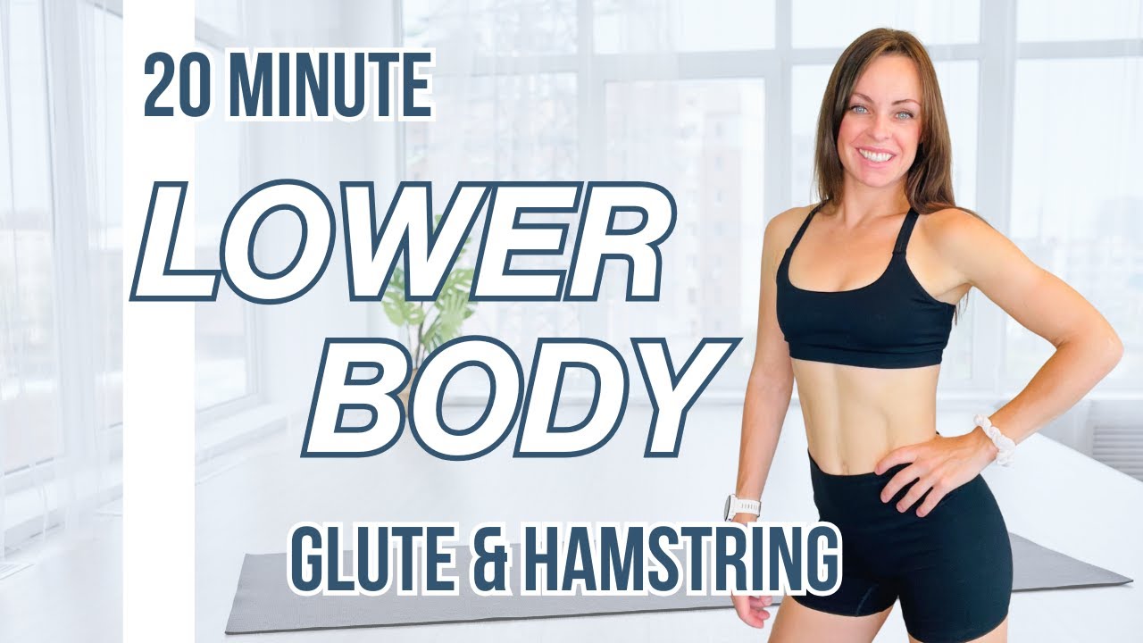 20-Min Glute & Hamstring Workout: Strengthen your Lower Body at Home!