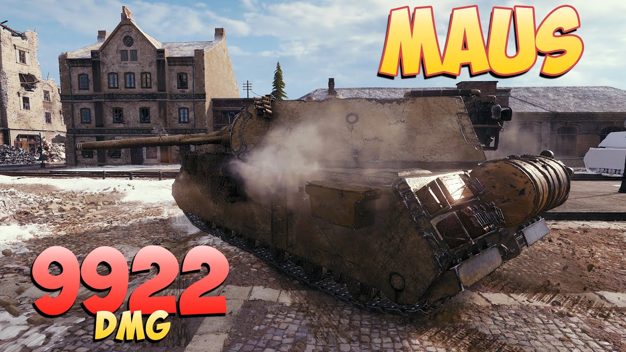 Maus • Агрессивный грызун! - 6 Фрагов 9.9K Урона • Мир Танков