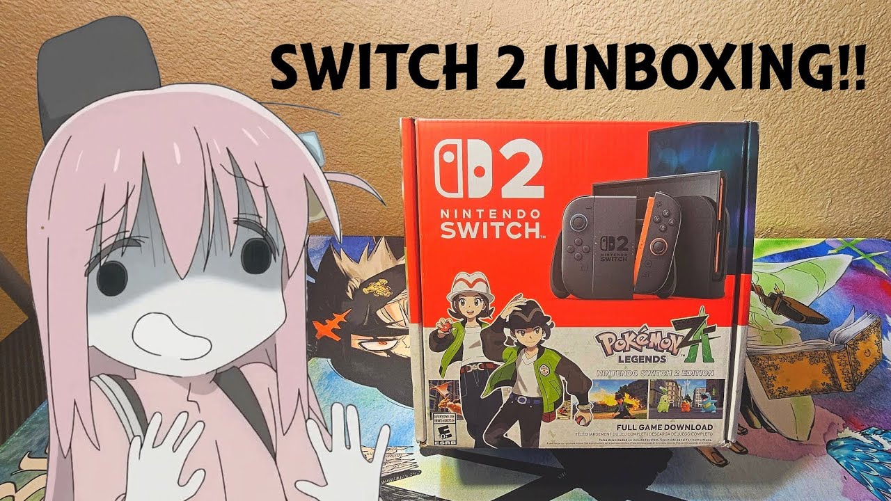 Switch 2 Unboxing!! Pokémon Legends Z-A edition