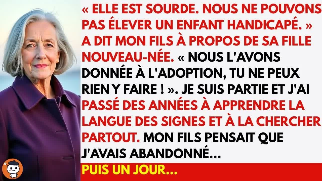 Mon fils a abandonné son bébé sourd… alors j’ai appris la langue des signes pour la retrouver
