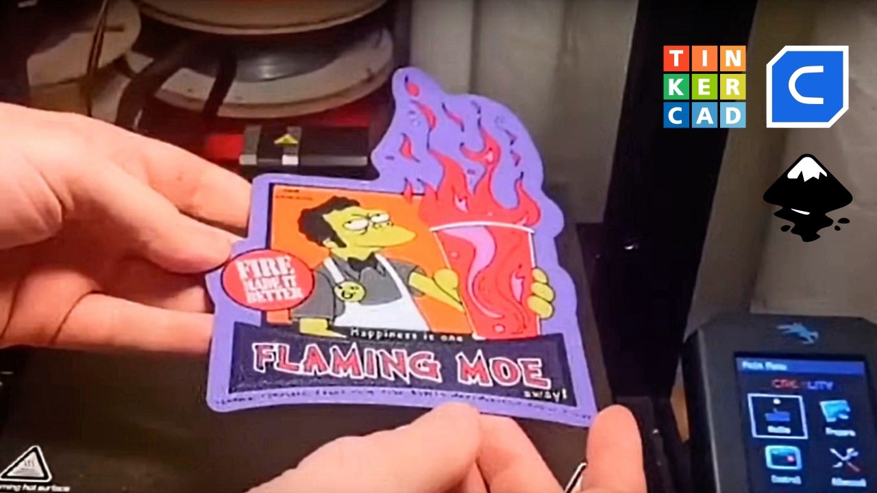 Me proponen un Flameado de Moe 3D y dispongo | Un extrusor y ocho colores con la Ender 3 v2