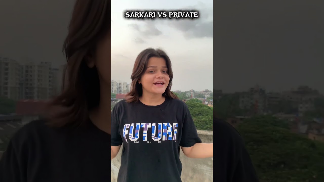 Sarkari vs private 😂#comedy #funnyvideo #funnyshorts #shorts #youtube #sarkari #ytshorts #private