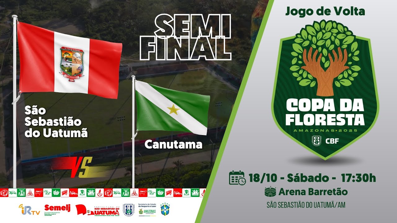 Copa da Floresta - S&atilde;o Sebasti&atilde;o do Uatum&atilde; x Canutama - Jogo de Volta