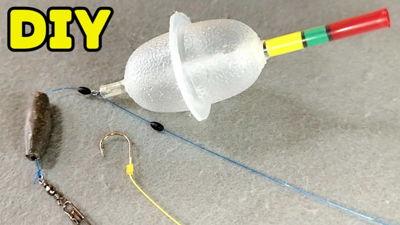 This Fishing Float is easy to make.   Fishing Bobber.   DIY Fishing.