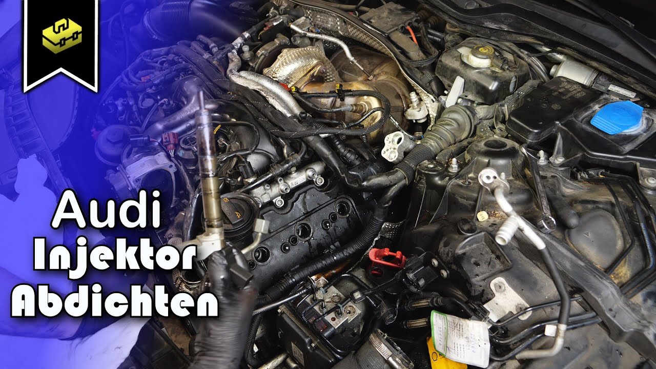 Audi A7 4G 3.0 Diesel Injektor Düse Abdichten wechseln | Change diesel injector nozzle seal |