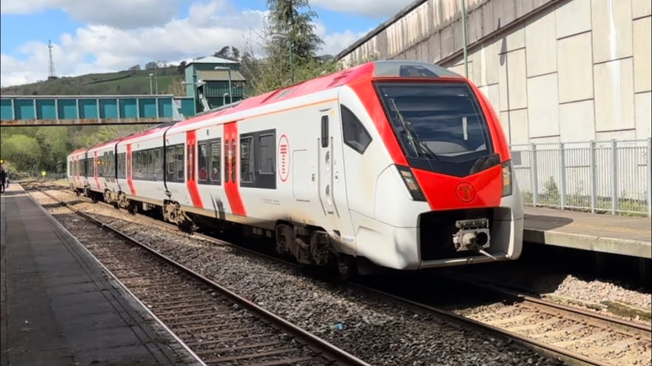 Trains at and a tour of Bargoed Railway Station