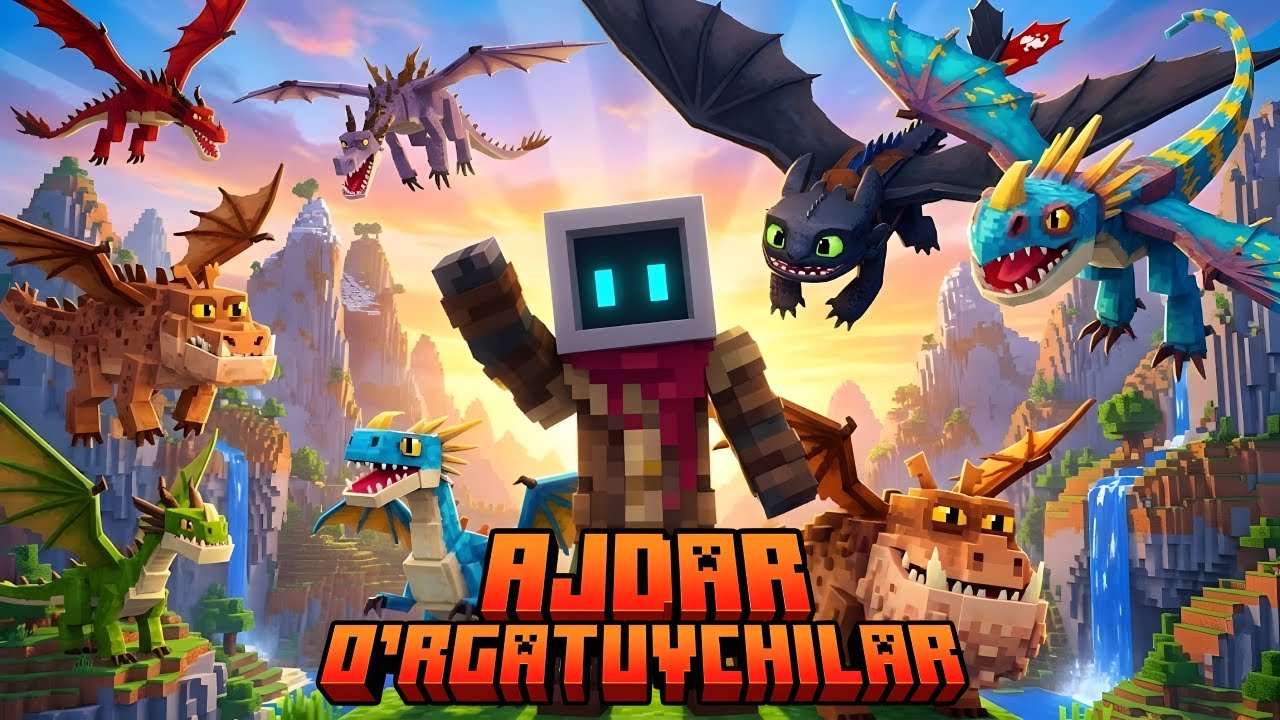 Minecraft, lekin man AJDAR O'RGATUVCHILAR OLAMIDAman!