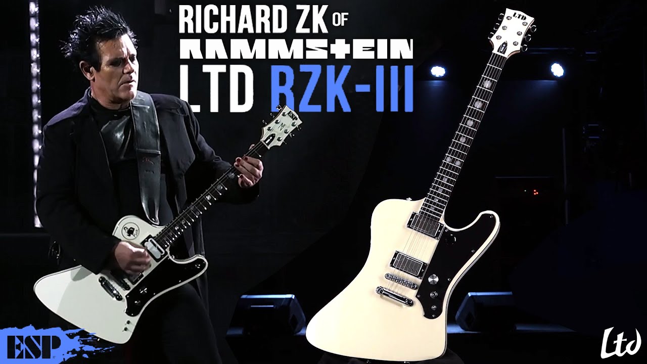 Richard Z. Kruspe (RAMMSTEIN) Signature LTD RZK-III 🔥 #ESPGuitars