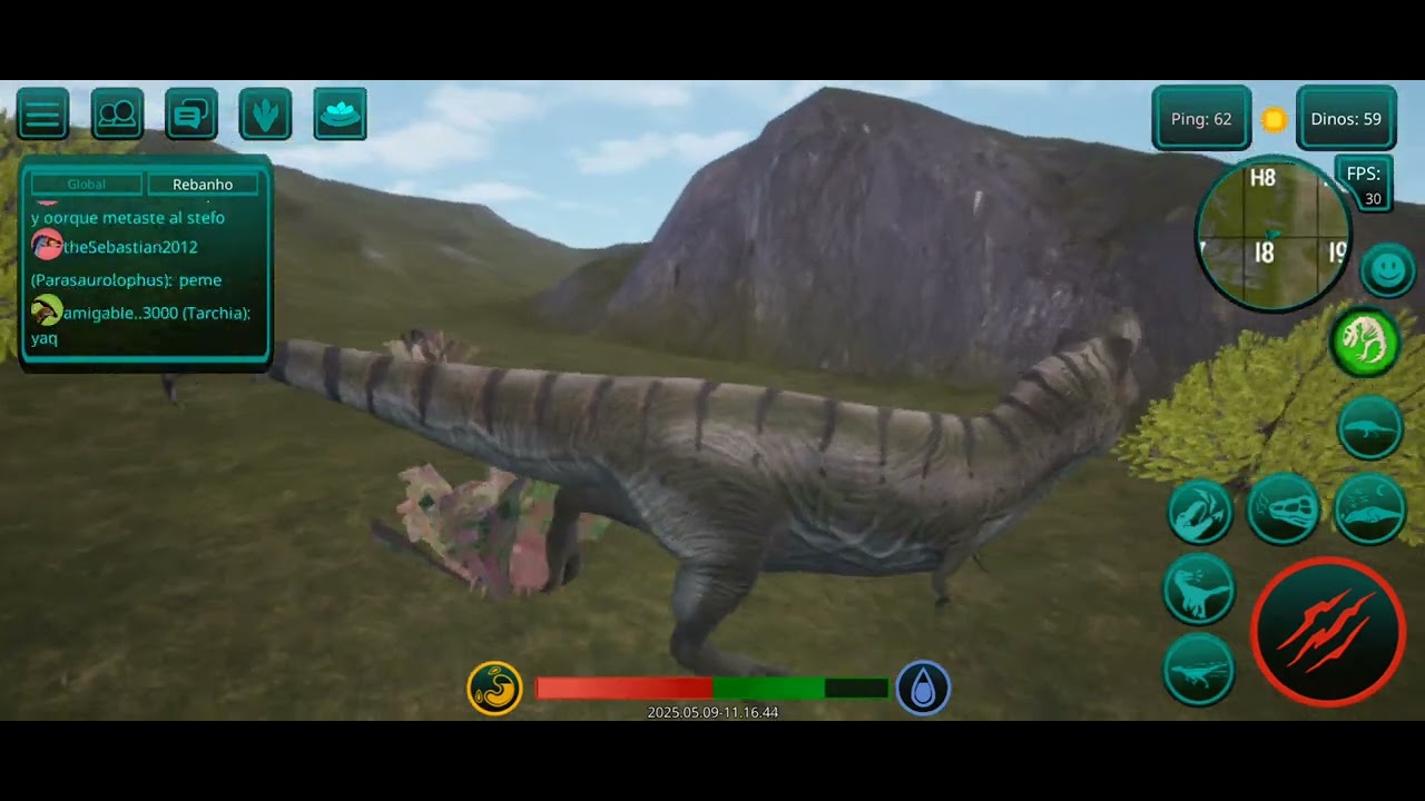 desistito do tci jogando como t rex