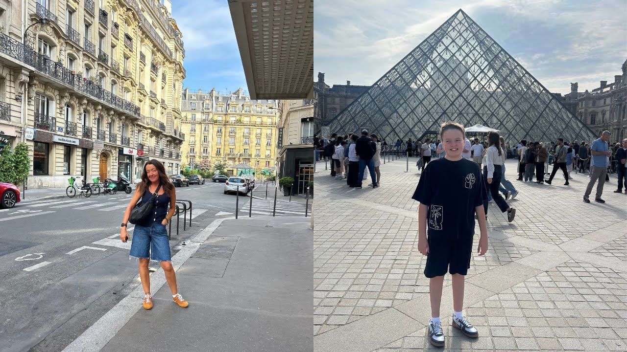 THE PARIS VLOGS 1 - TRAVEL, THE LOURVE & NOTRE DAME