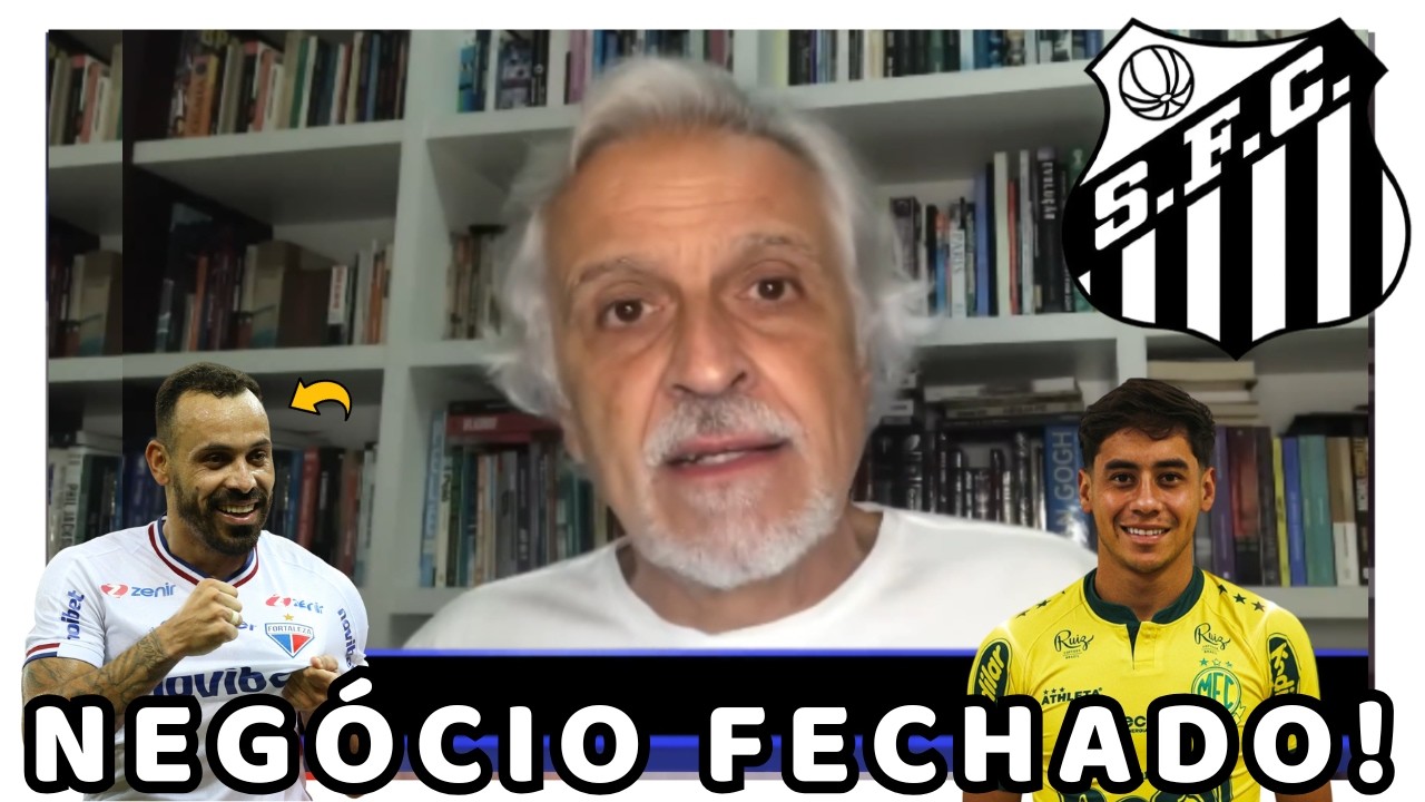 NOTÍCIA QUENTE NO SANTOS! FÁBIO SORMANI TRAZ AS ÚLTIMAS NOTÍCIAS DO SANTOS!