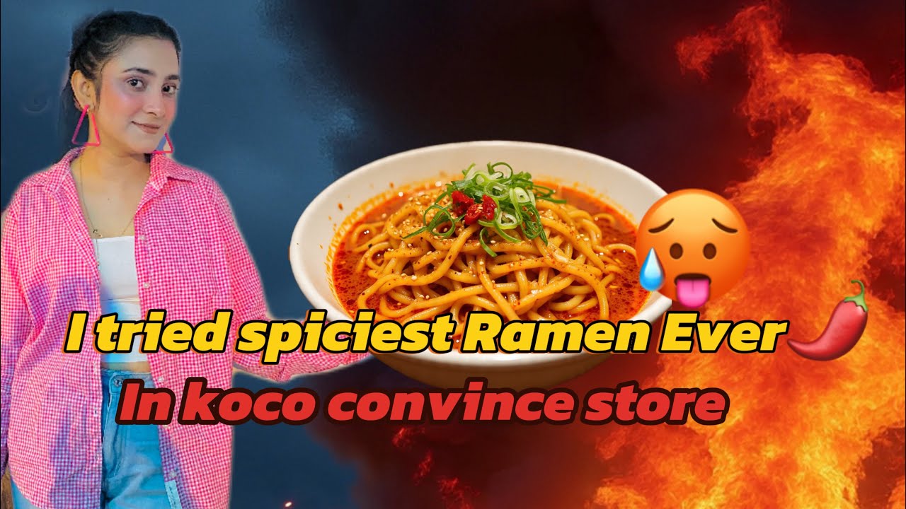 Spiciest Ramen Ever🥵| visit Adab Restaurant😍| Maham younas