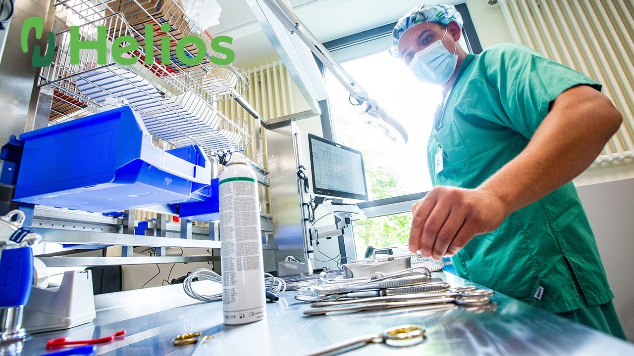 Aufbereitung in der Zentralen Sterilgutversorgungsabteilung (ZSVA) im Helios Klinikum Erfurt