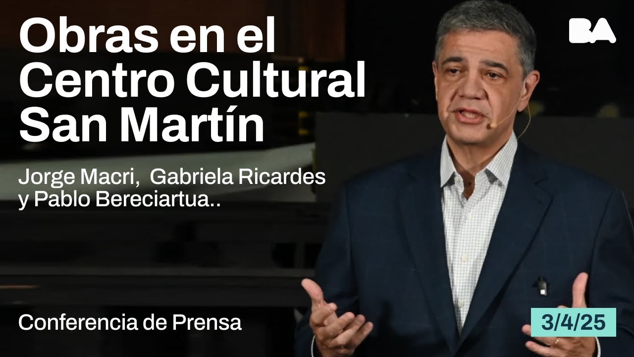 Obras en el Centro Cultural San Martín | Información oficial GCBA