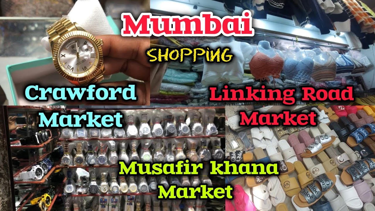 Mumbai musafirkhana market shopping | Crawford market shopping | Branded Imported shopping in Mumbai