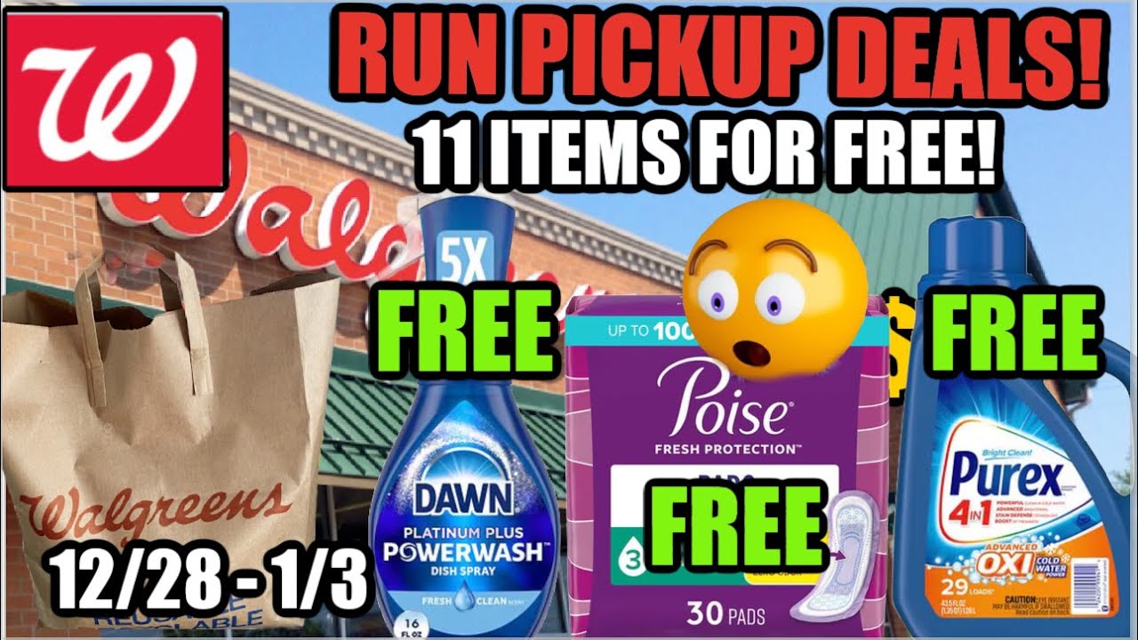 WALGREENS CURBSIDE DEALS THRU 1/3