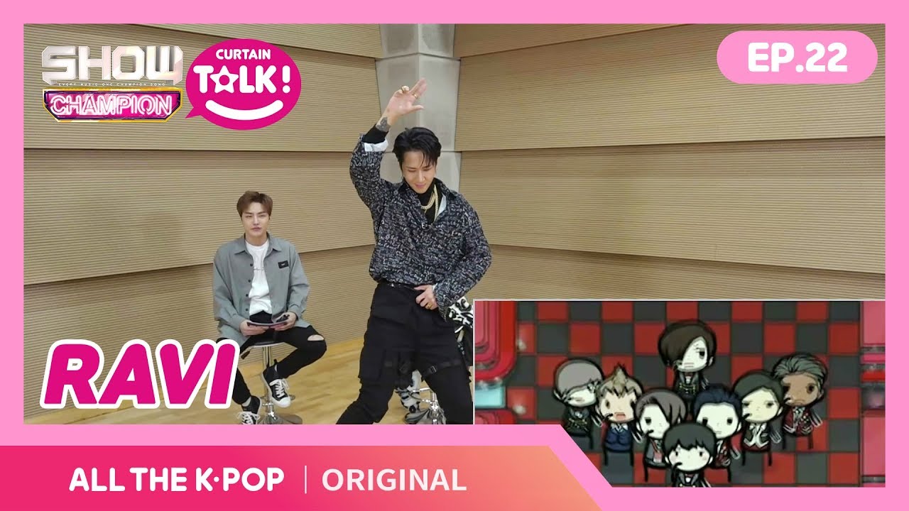 [쇼챔피언 커튼톡] 버즈라비트 럽샷에 내 영혼 지구 위로 플라이😇🔫 라비의 '1초컷 댄스댄스' [ENG SUB]