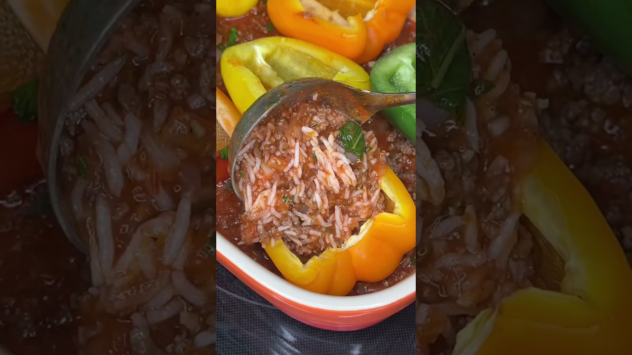 Лучшие фаршированные перцы! 🫑 #фаршированныеперцы