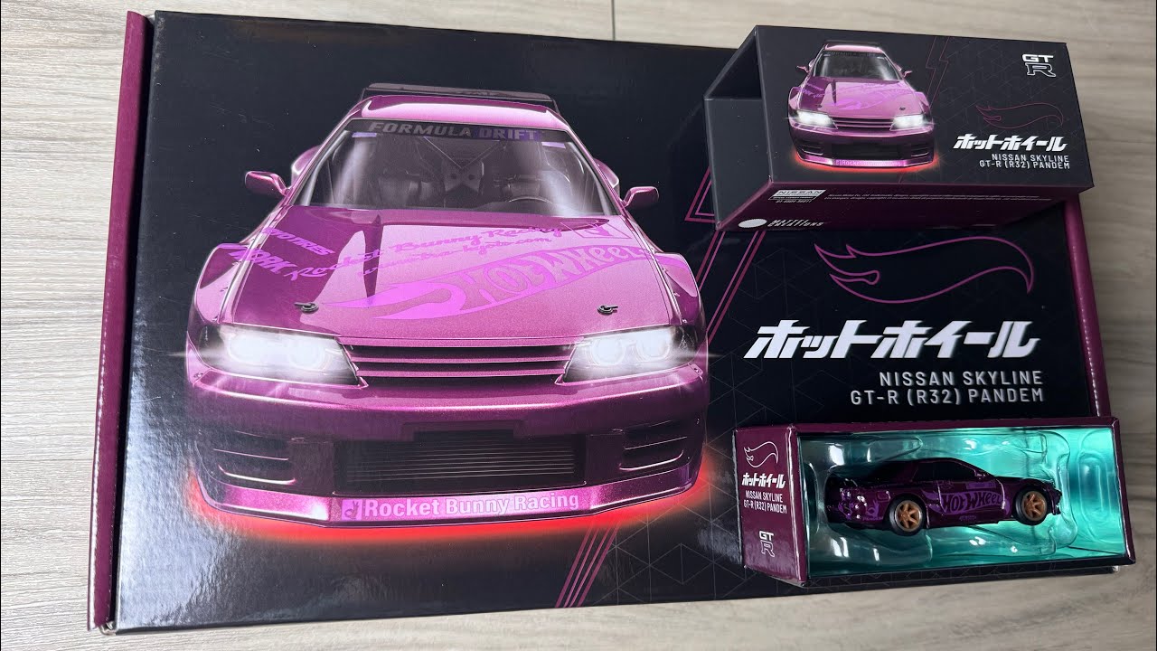 Распаковка и обзор Hot Wheels Red Line Club RC Nissan Skyline GT-R R32 Pandem!