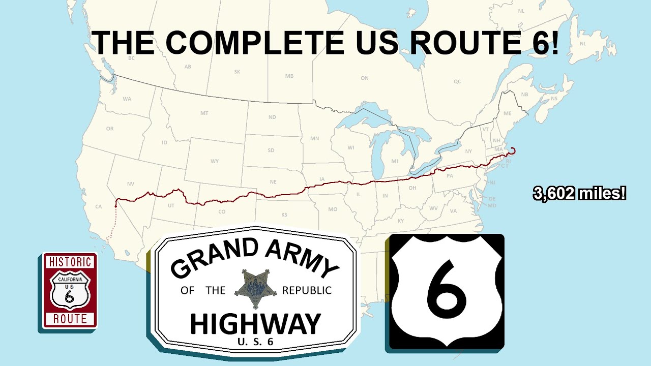 The Complete US Route 6 Road Trip