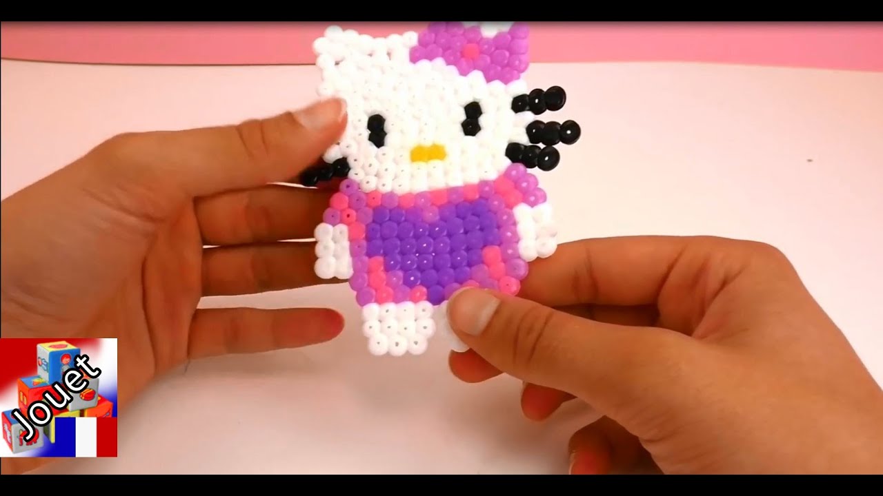 Fabriquer une image d’Hello Kitty avec des perles à repasser