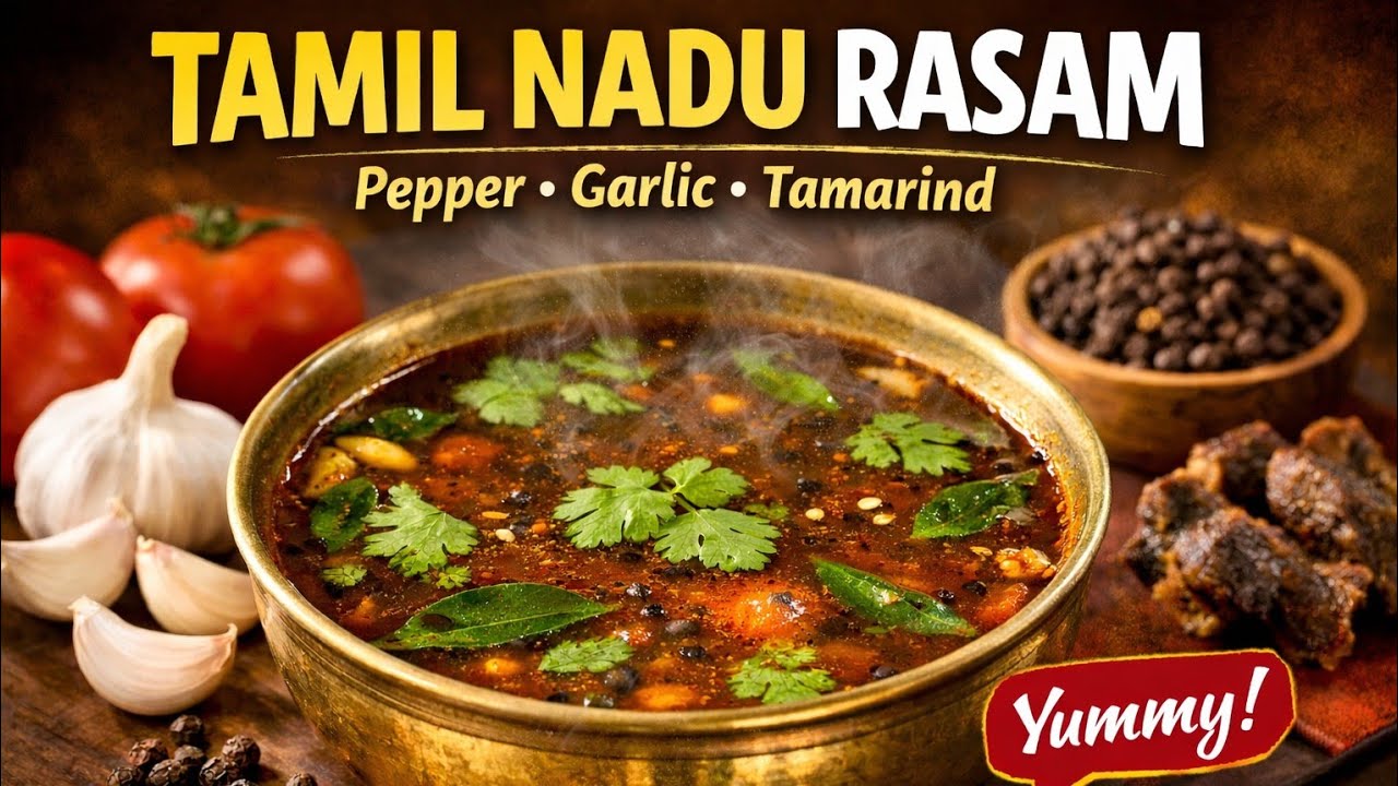 Authentic Tamil Nadu Rasam Recipe | पारंपरिक साउथ इंडियन रसम”