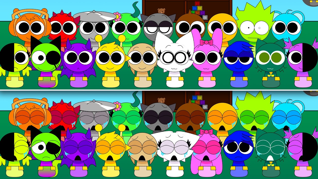 Интерактивный детский сад Sprunki Babies...