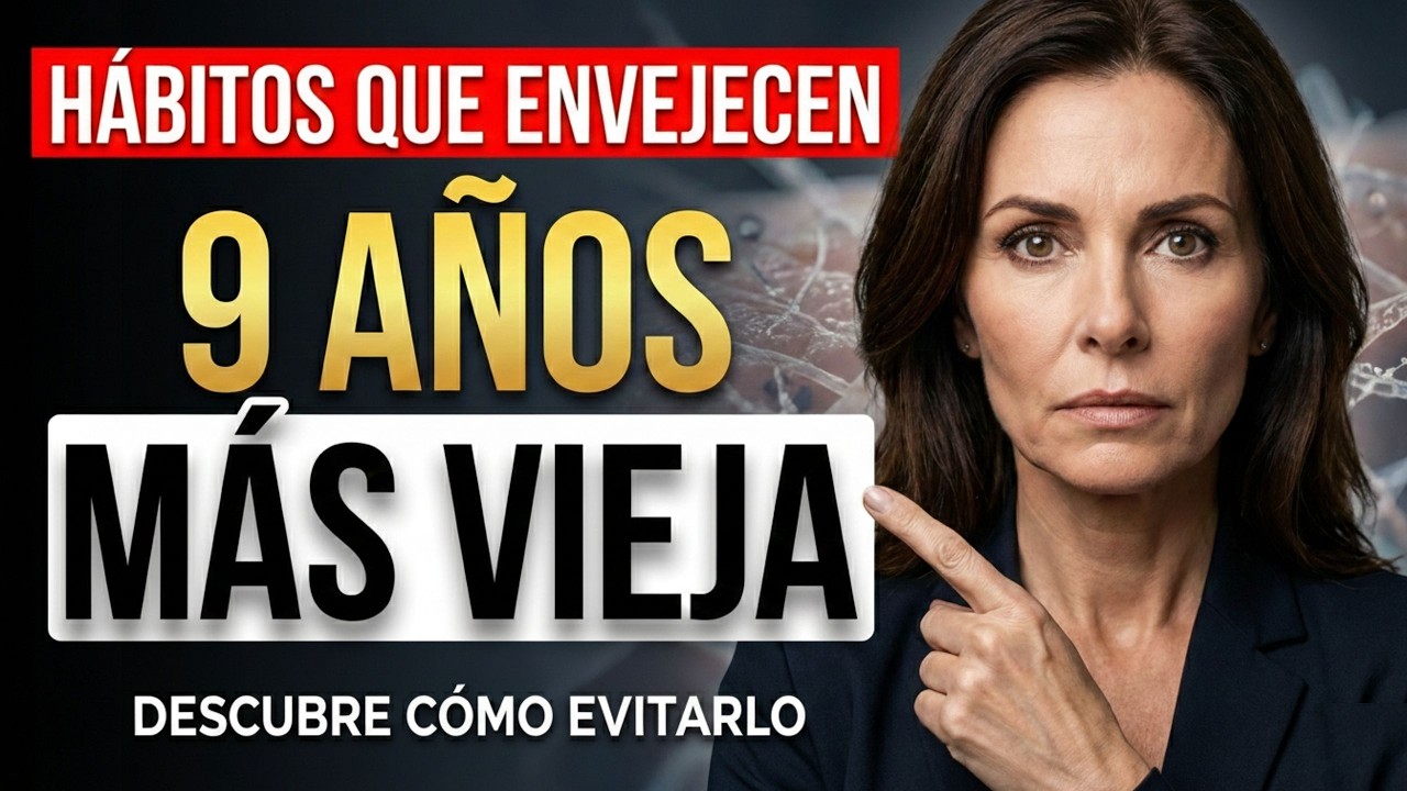 Cómo Lucir Hasta 9 Años Más Joven: Estos Hábitos Envejecen tu Piel y tu Cabello