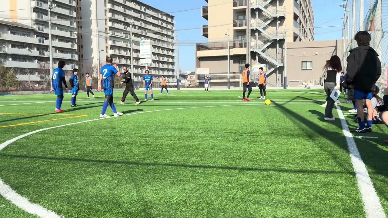2026年1月18日(日)sportivo吹田F3大会4試合目前半