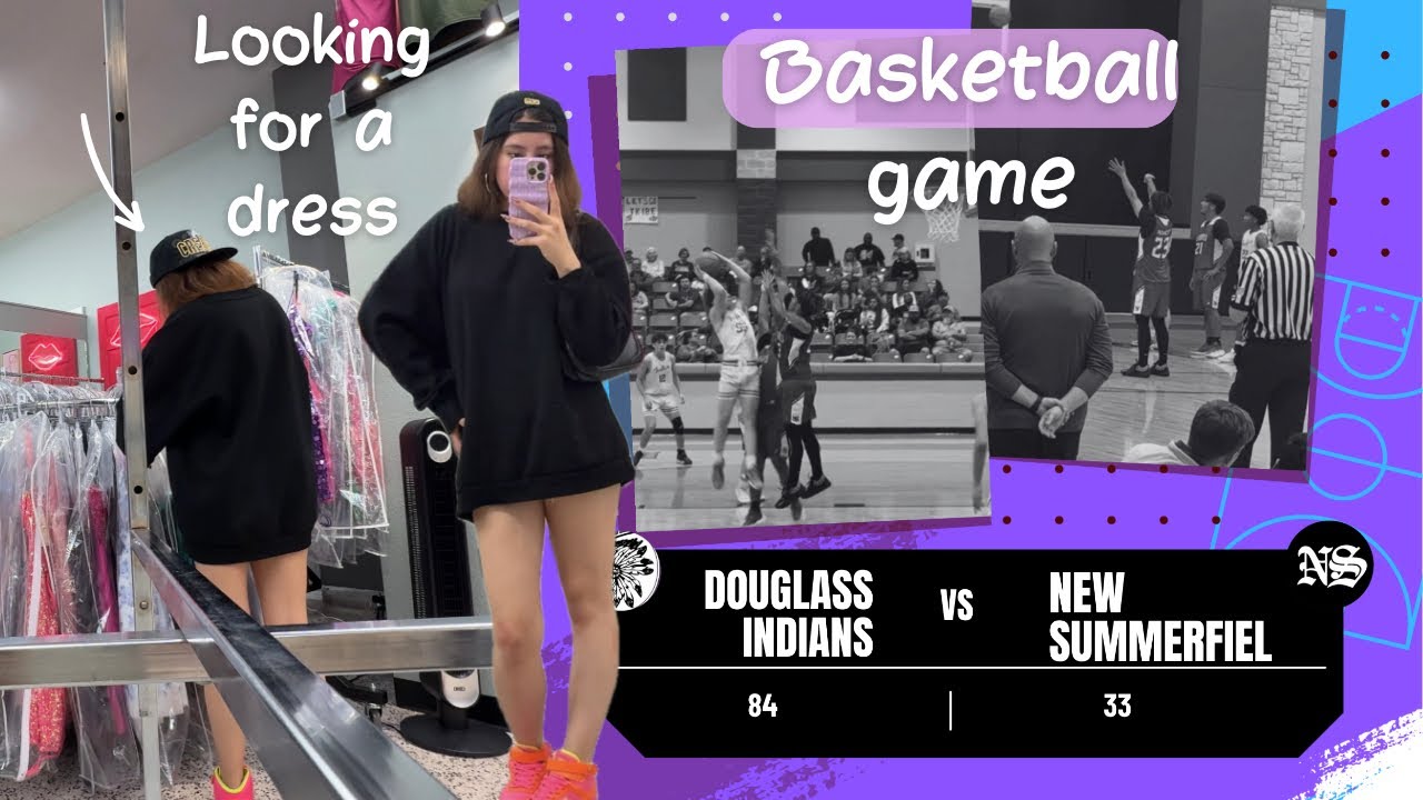“A Day Before Homecoming 💐 | Dress Shopping, Starbucks & School Game”