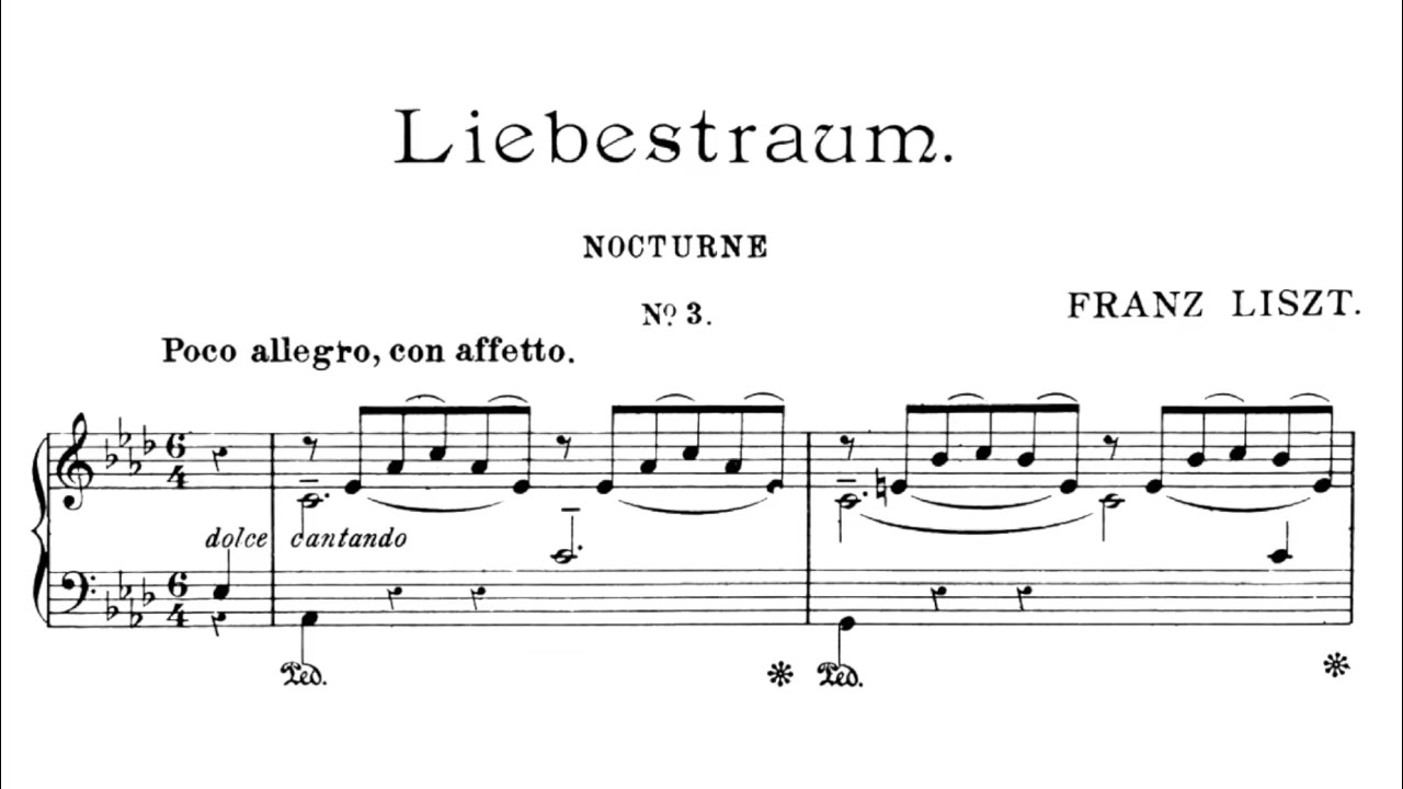 Liszt student plays Liszt - Liebestraume (Frederic Lamond, 1905)