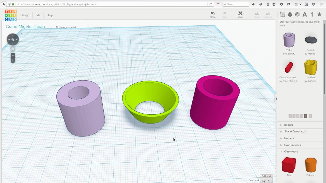 Tinkercad - Обзор полезных Shape Generators