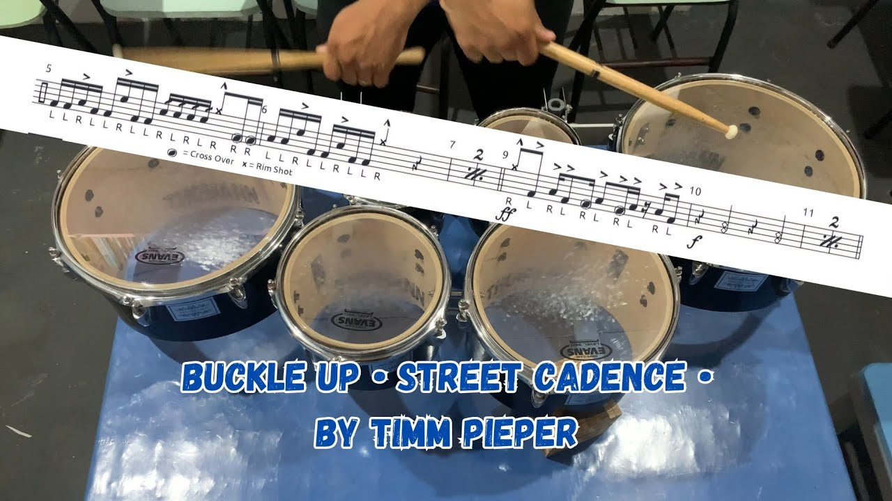 BUCKLE UP • Street Cadence • Tenor Drum Cover: João Vitor Araújo