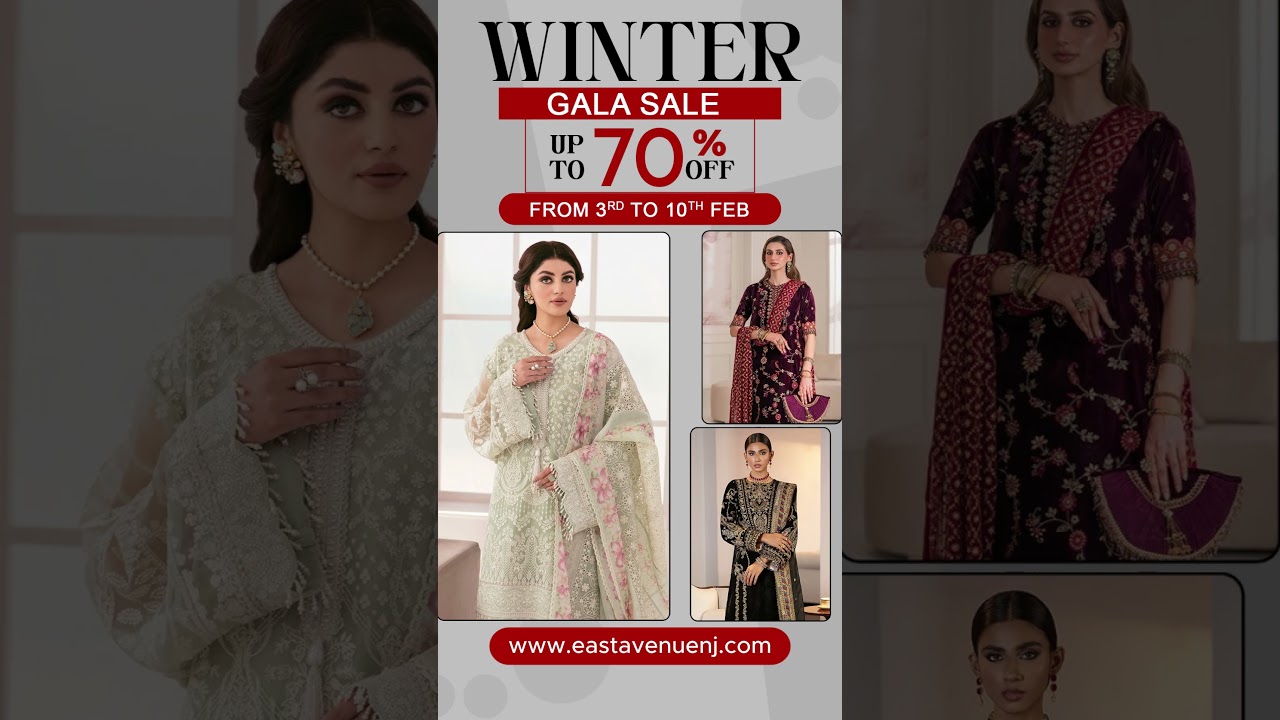 Winter Gala Sale 2025 | Pakistani Clothes Online