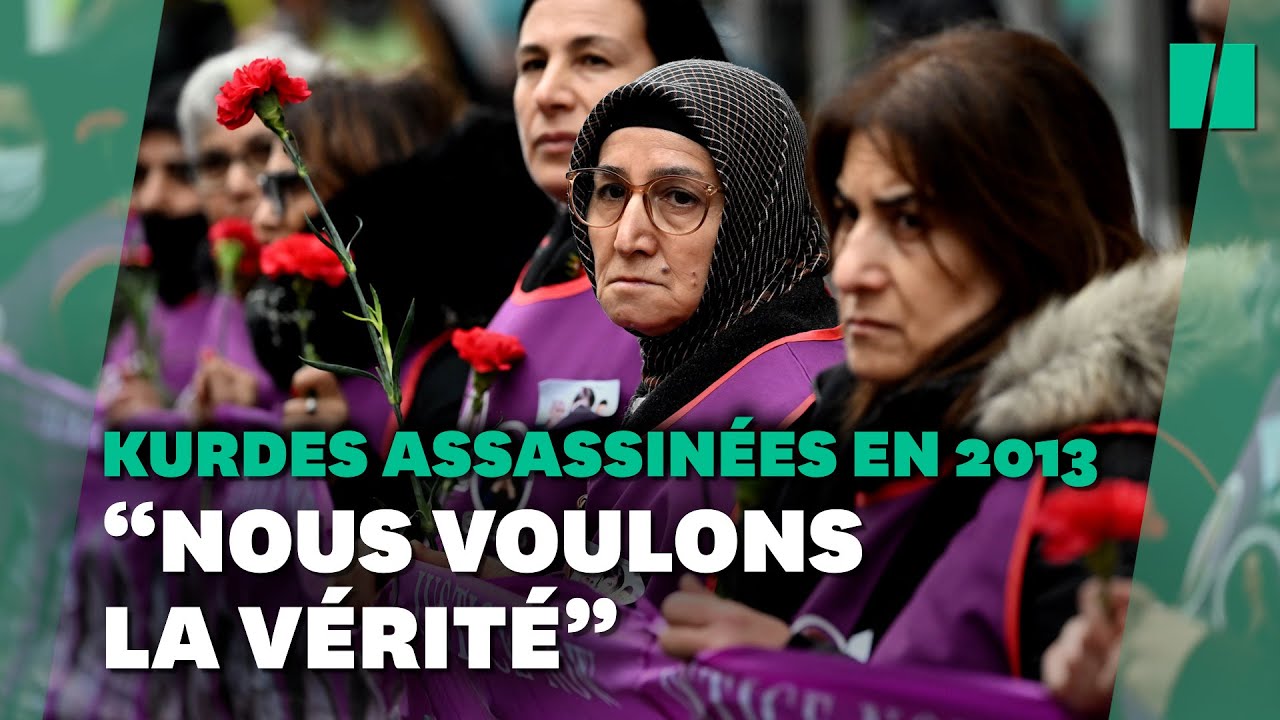 10 ans après l’assassinat de militantes kurdes, des milliers de personnes manifestent