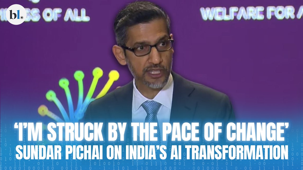 ‘I’m struck by the pace of change’ Google CEO Sundar Pichai praises India at AI impact summit 2026