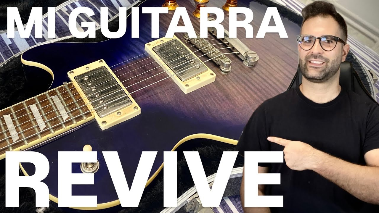 👌 De CHATARRA a JOYA - Asi REVIVI mi guitarra vieja Epiphone Les Paul 🤘 mantenimiento de Guitarra￼