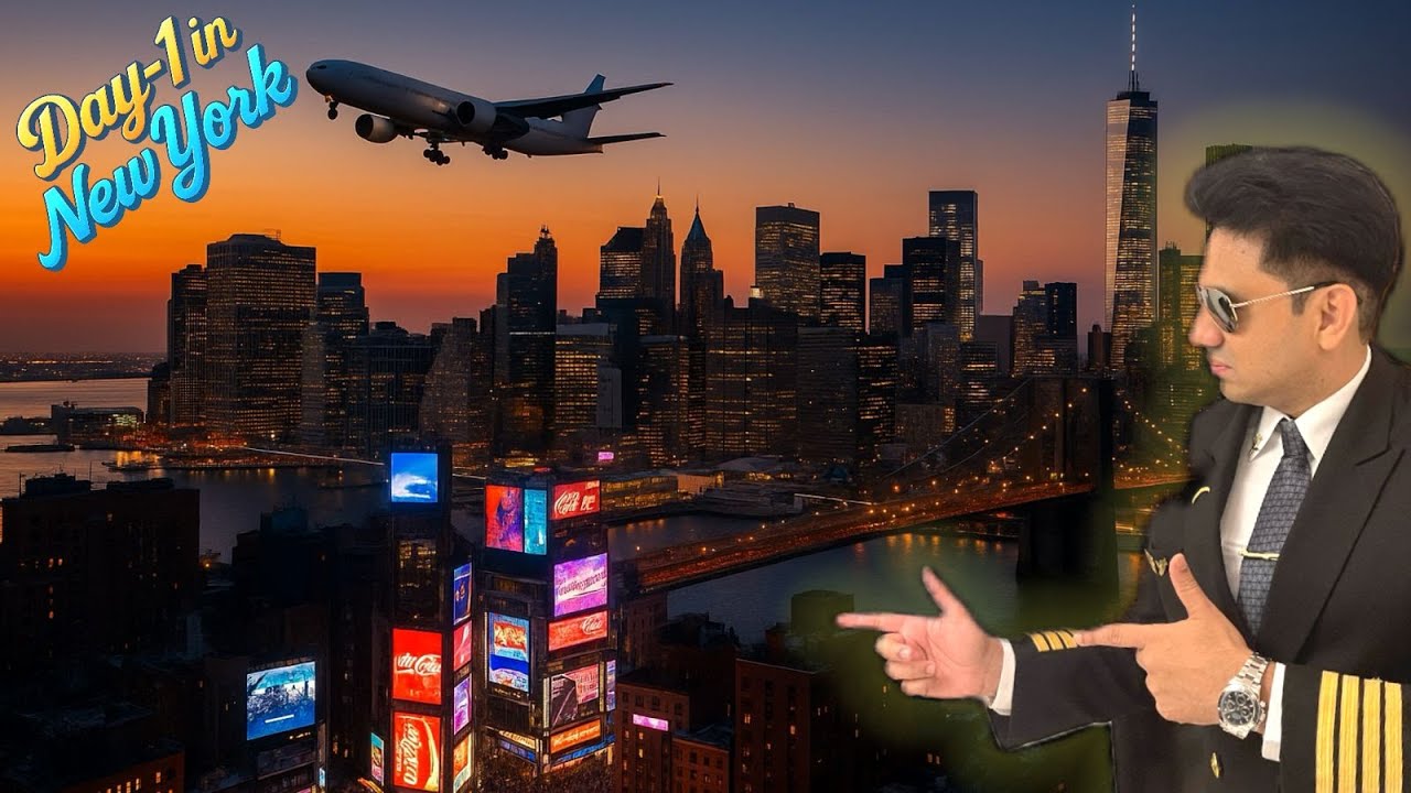 A DAY IN MY LIFE AS A PILOT | LAYOVER | NEWYORK CITY | Lost in Times Square… Found in Hershey’s