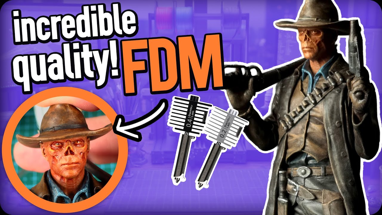 Невероятно детализированная FDM-печать: Гуль из Fallout!