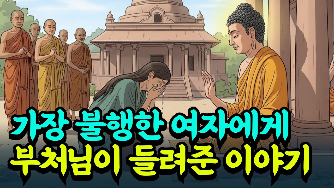 가장 불행한 여자에게 부처님이 들려준 이야기 인생 후반 집착 놓아줌의 기술ㅣ부처님 말씀ㅣ불교 명언ㅣ자면서 듣는ㅣ오디오북ㅣ니까야
