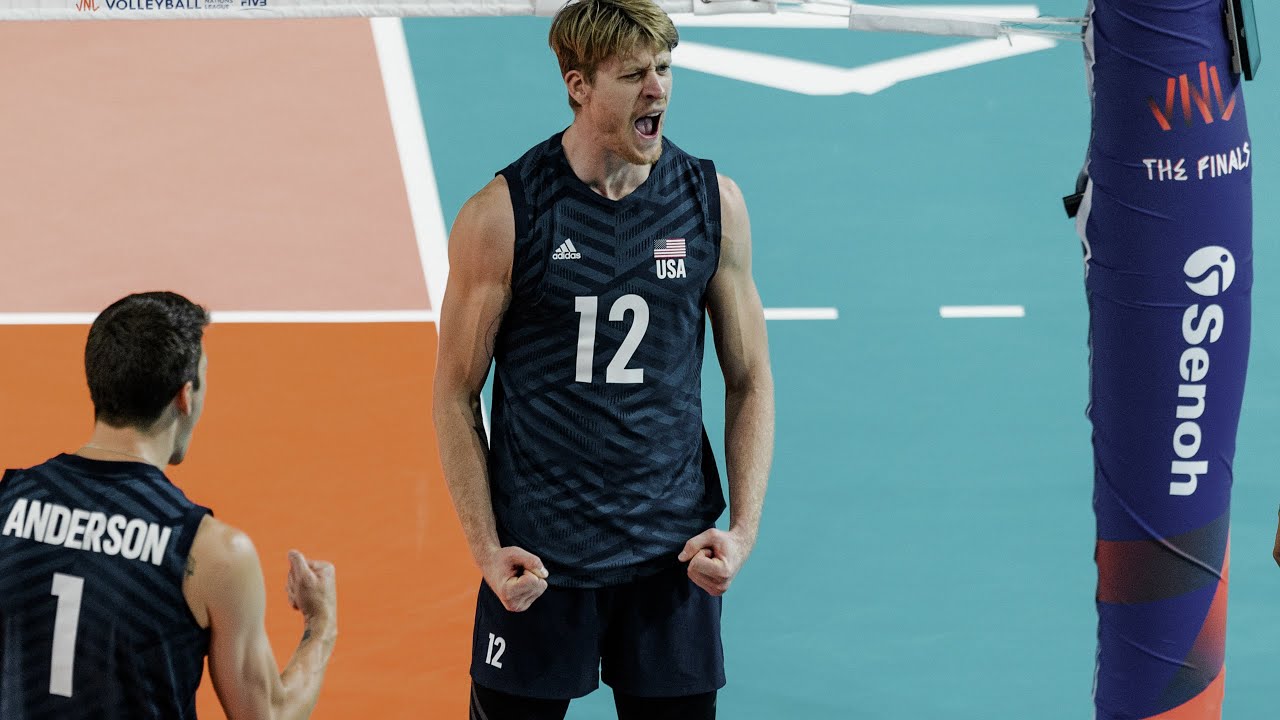 Maxwell Holt » USA - Best Actions VNL 2019 (Finals)