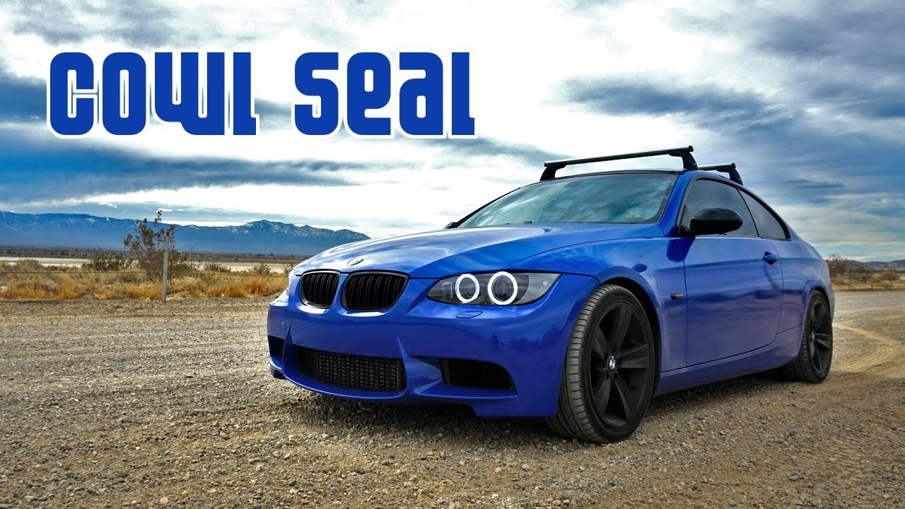 BMW 3 Series Windshield Cowl Seal DIY - 335i